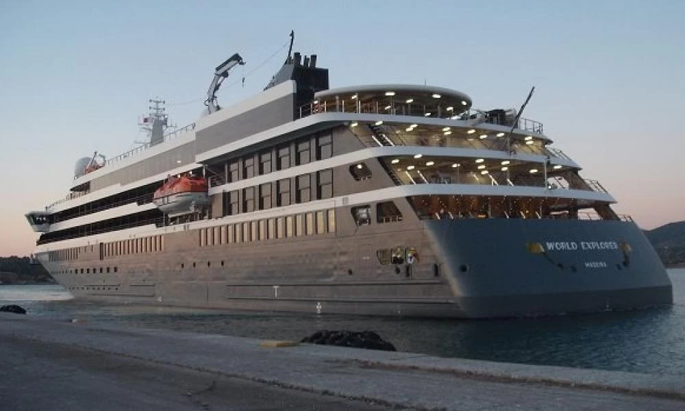 Θεσσαλονίκη: Έδεσε το πρώτο κρουαζιερόπλοιο στο λιμάνι, μετά την πανδημία